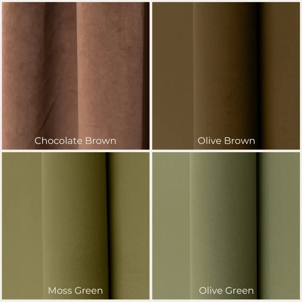 Velvet Tab Top Curtain Panel