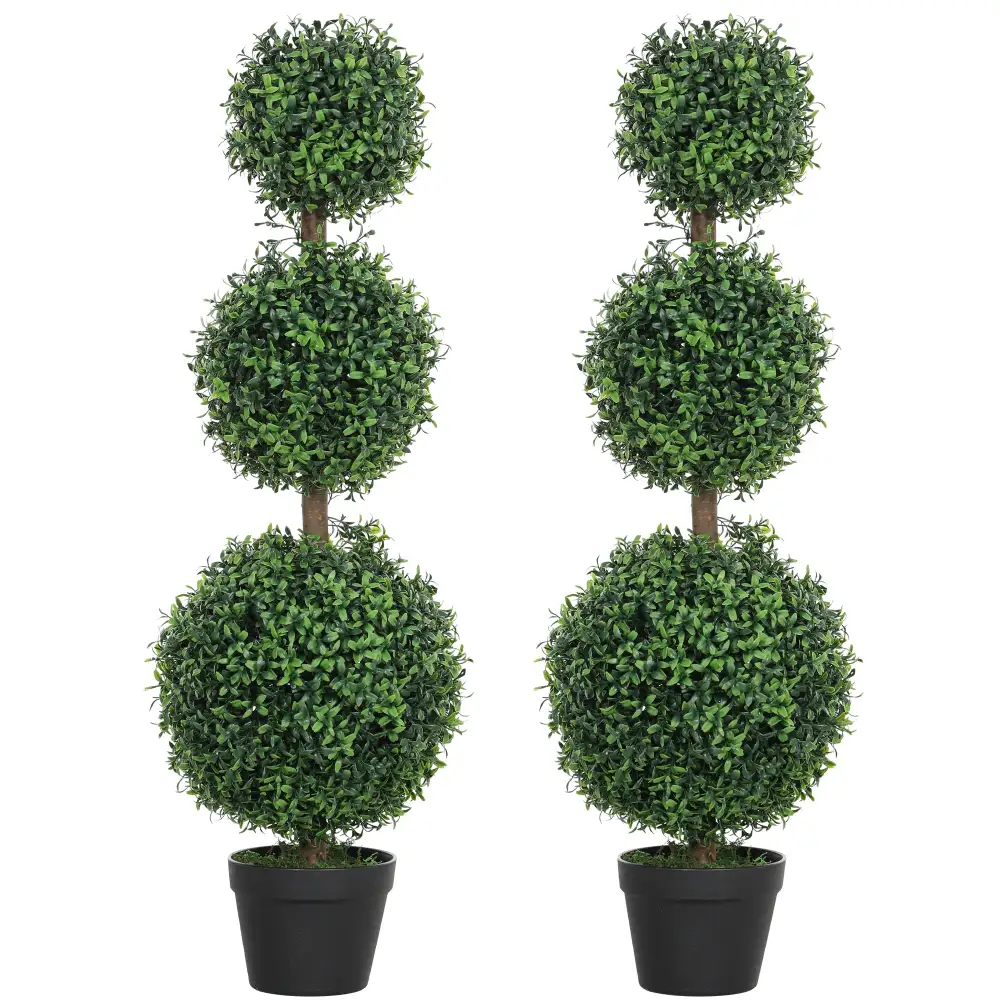 Room Friendly Round Artificial Topiary Plant