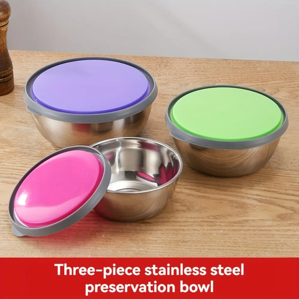 Household Stackable Storage Bowl Set