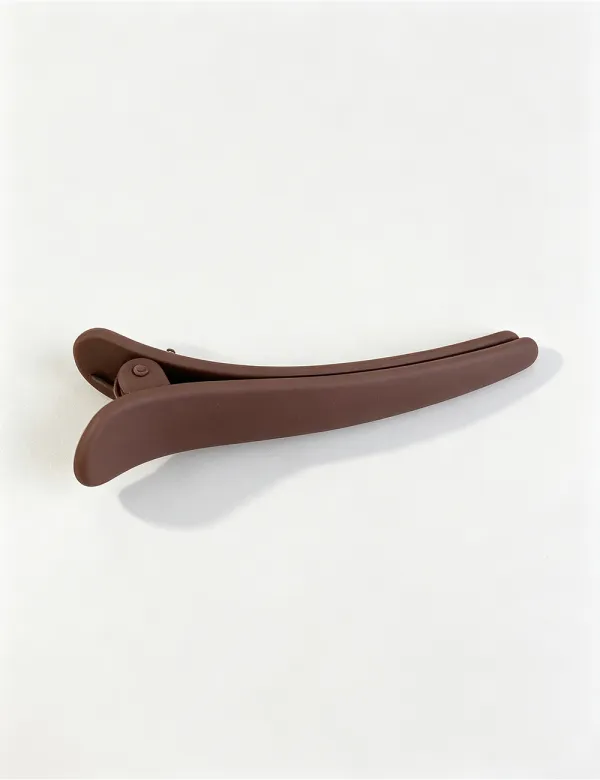 Long Curved Solid Hair Clip