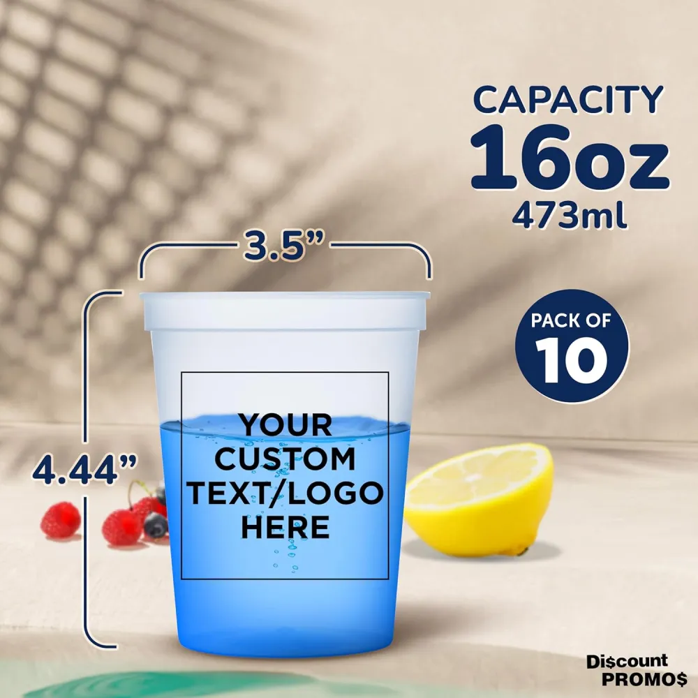 Custom Color Changing Plastic Cups