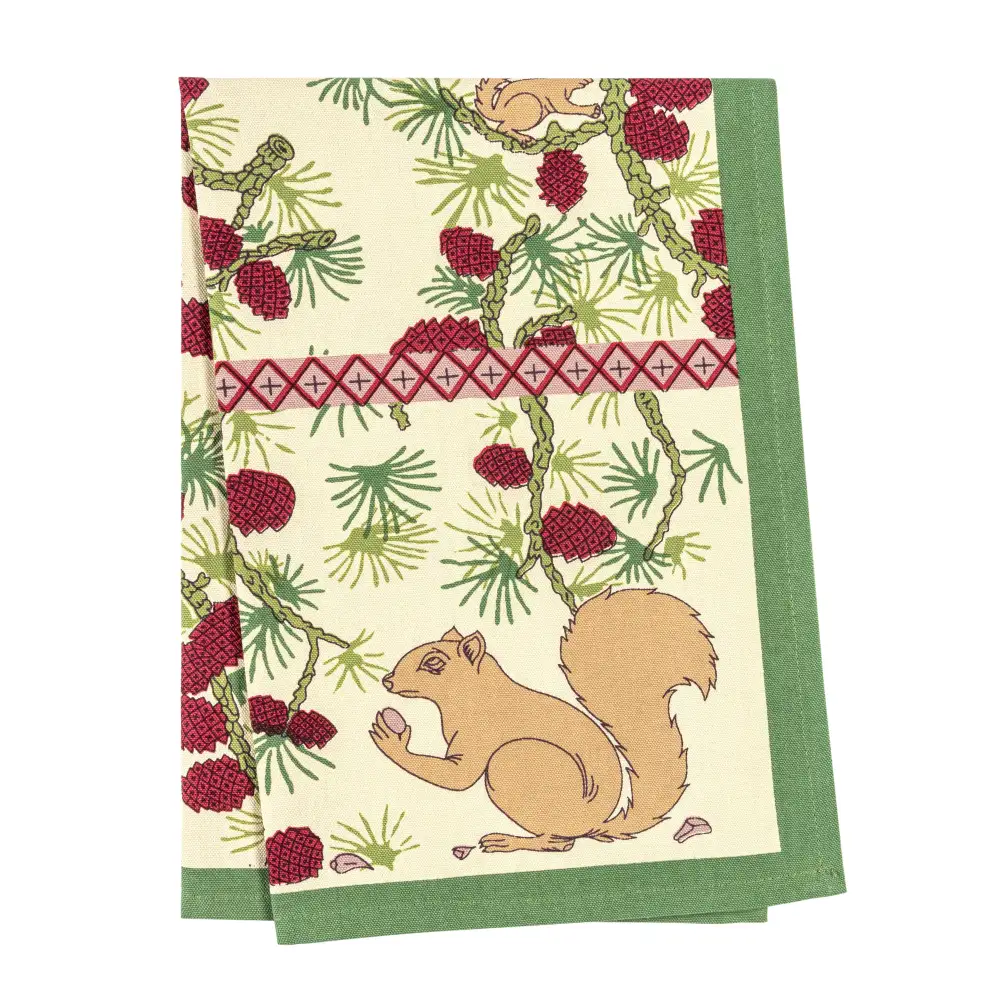 Woodland Squirrel Tea Towel Set