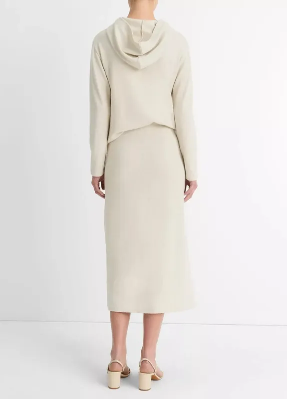 Nylon Jersey Elastic Waist Skirt