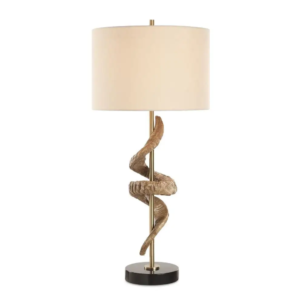 Horn-Inspired Base Table Lamp