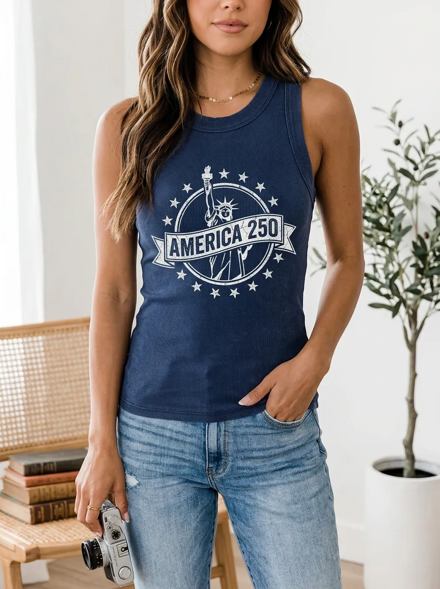 Everyday Patriotic Liberty Heritage Tank Top