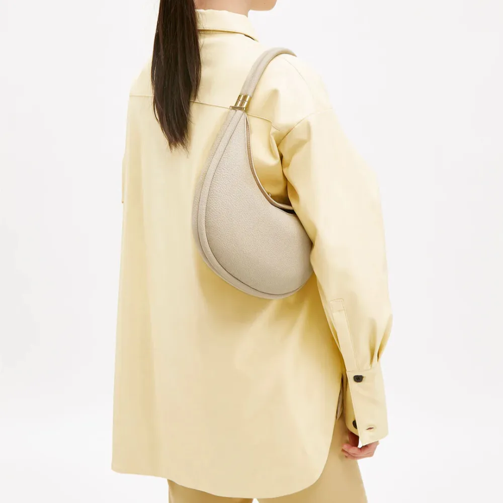 Smooth Crescent Handbag