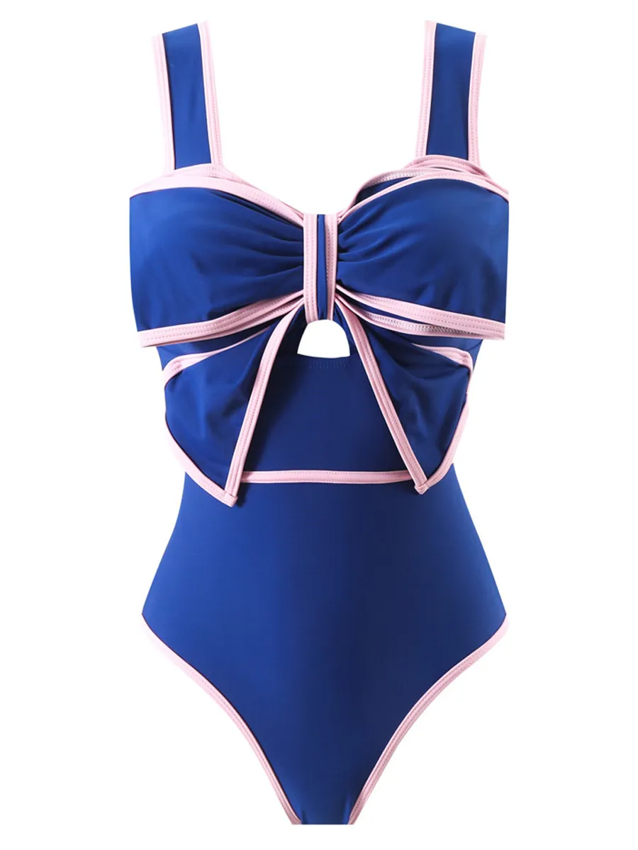 Jade Polka Dot Swimsuit Set