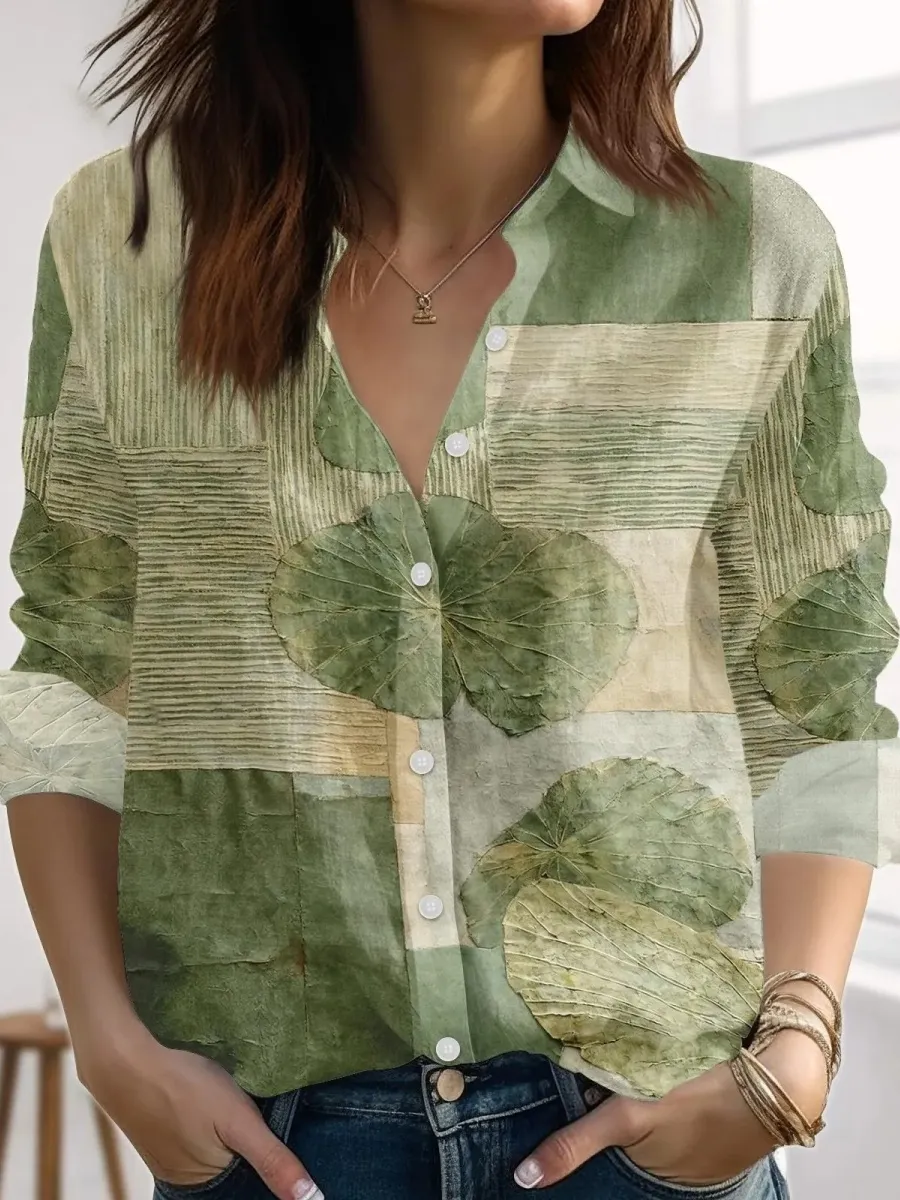 Lotus Leaf Patch Shirt