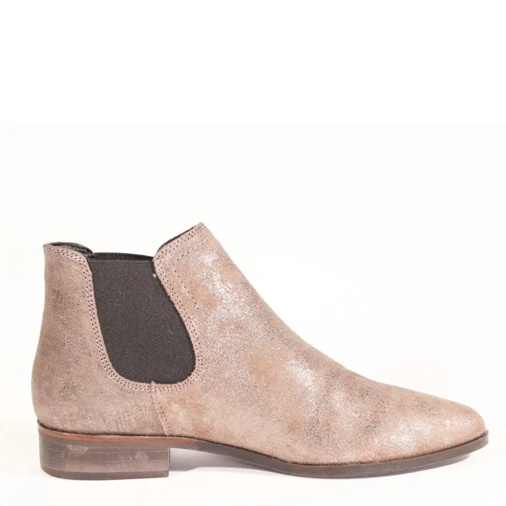 Leather Slip On Chelsea Ankle Boots