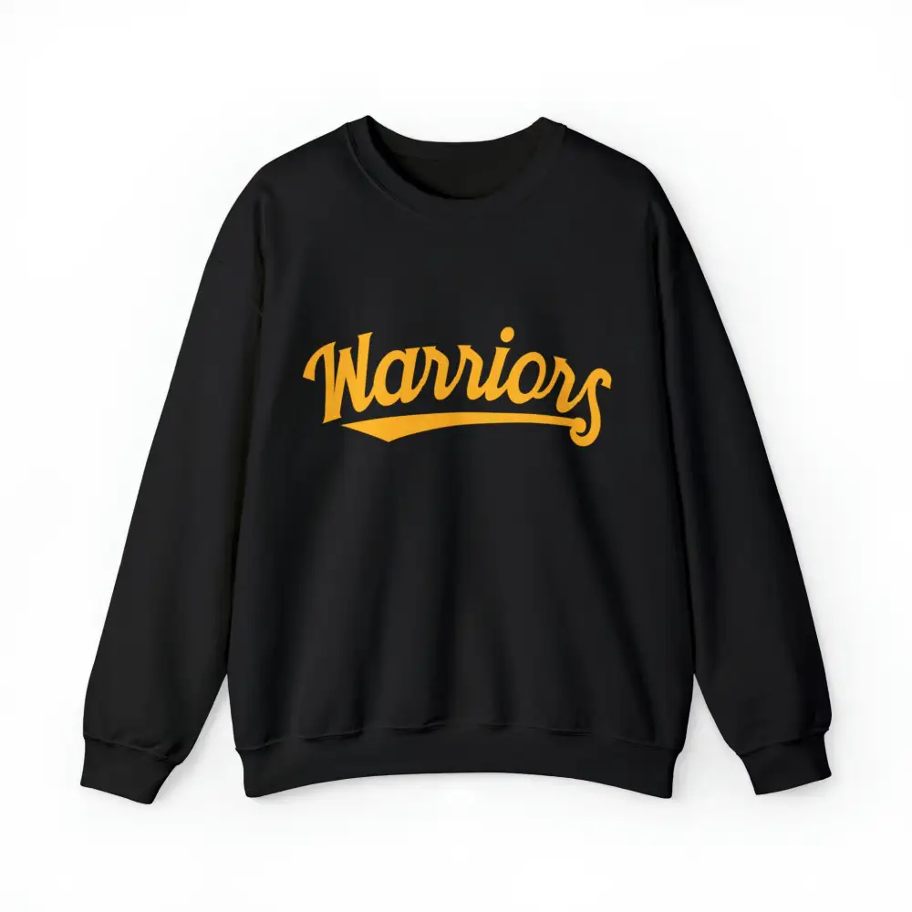 Script Blue Accent Gold Accent Team Graphic Crewneck Sweatshirt
