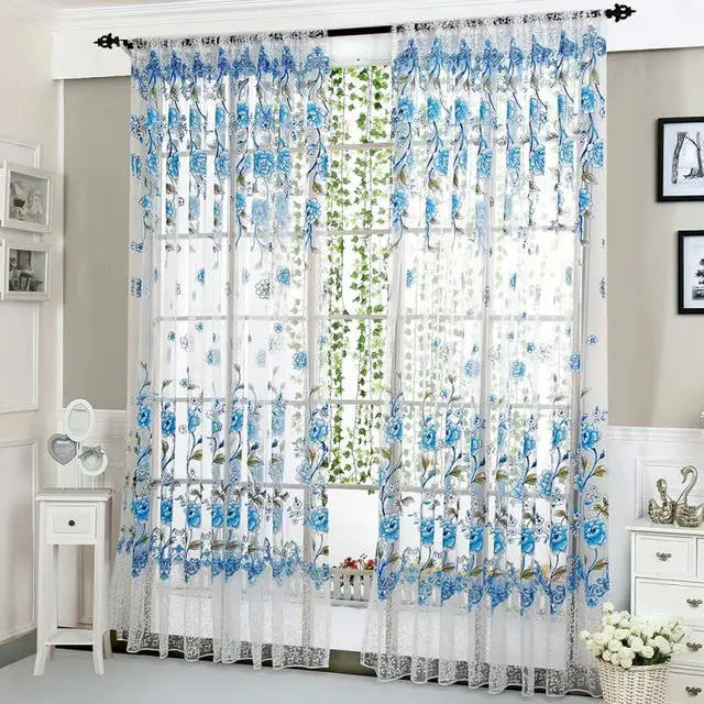 Baking Sheer Window Valance Panel