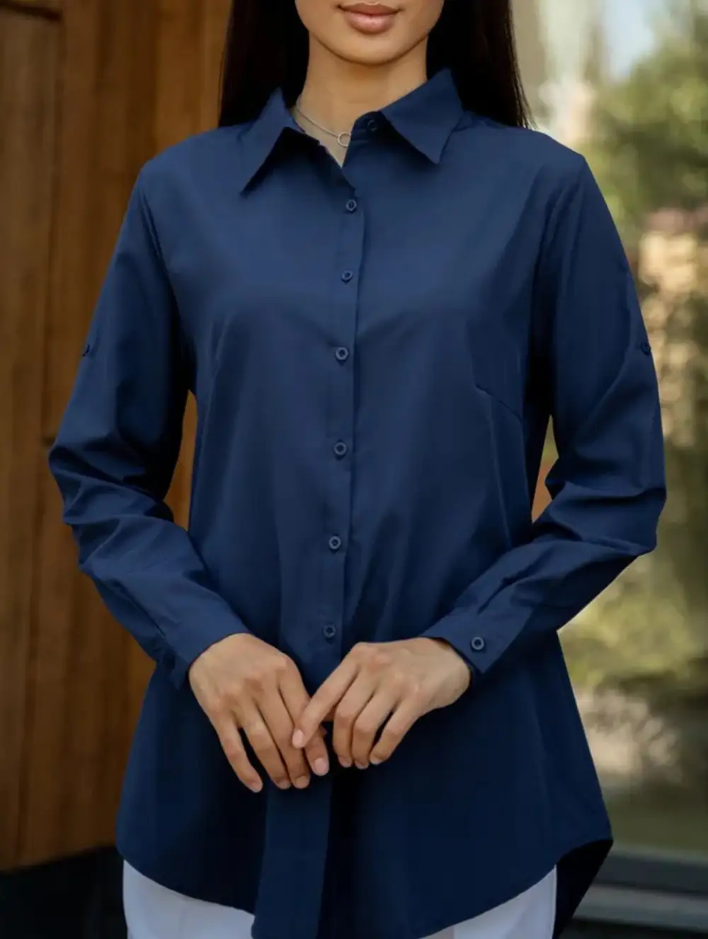Polo Button Knit Cardigan