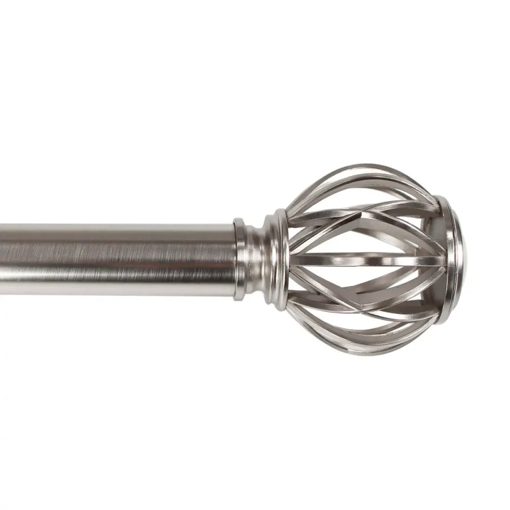 Adjustable Metal Curtain Rod 72 x 144-Inch