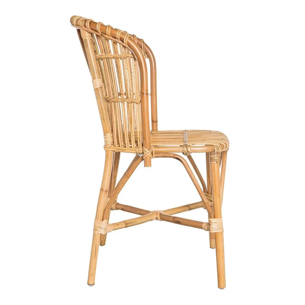 Bamboo Rattan Side Chair