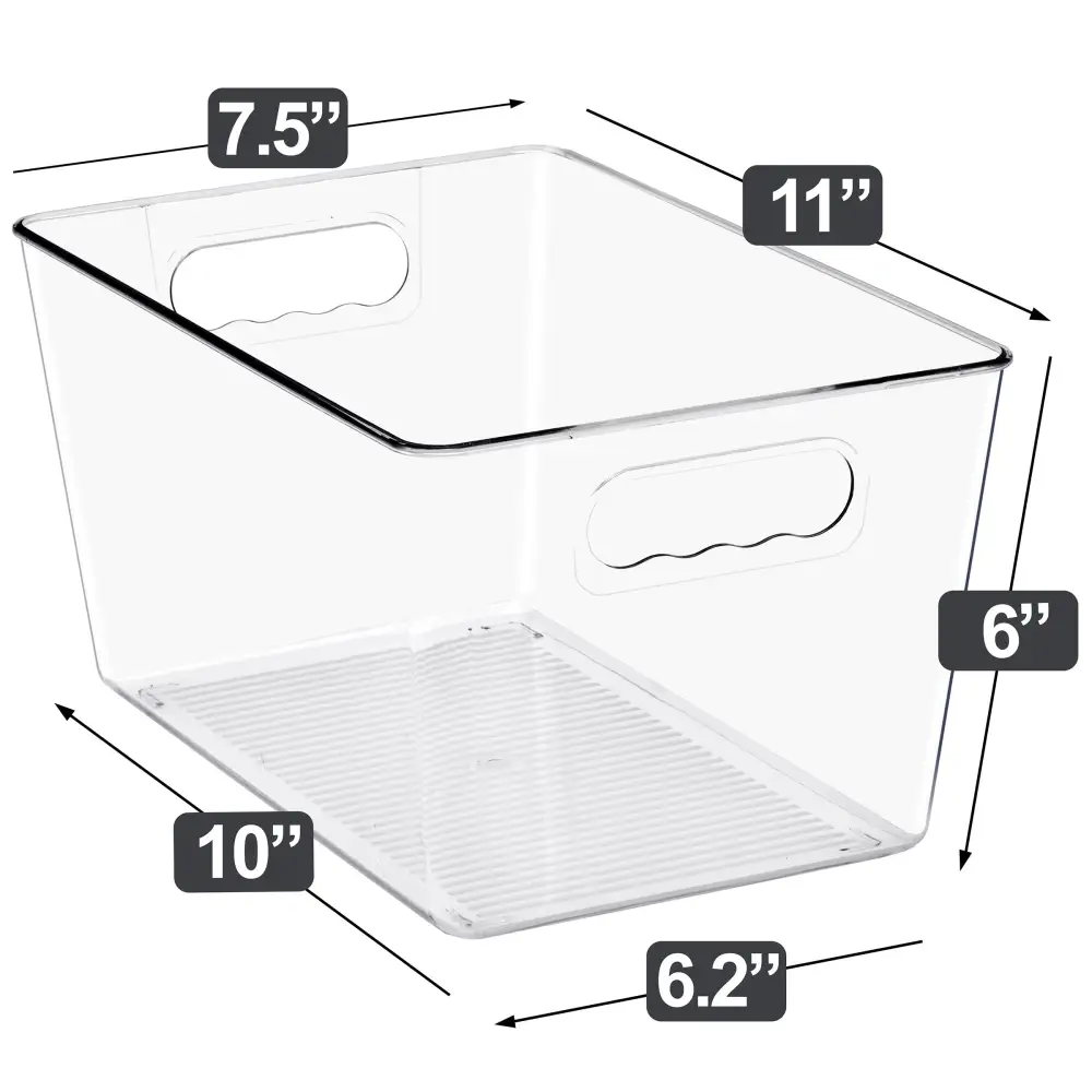 Clear Storage Bins With Handles