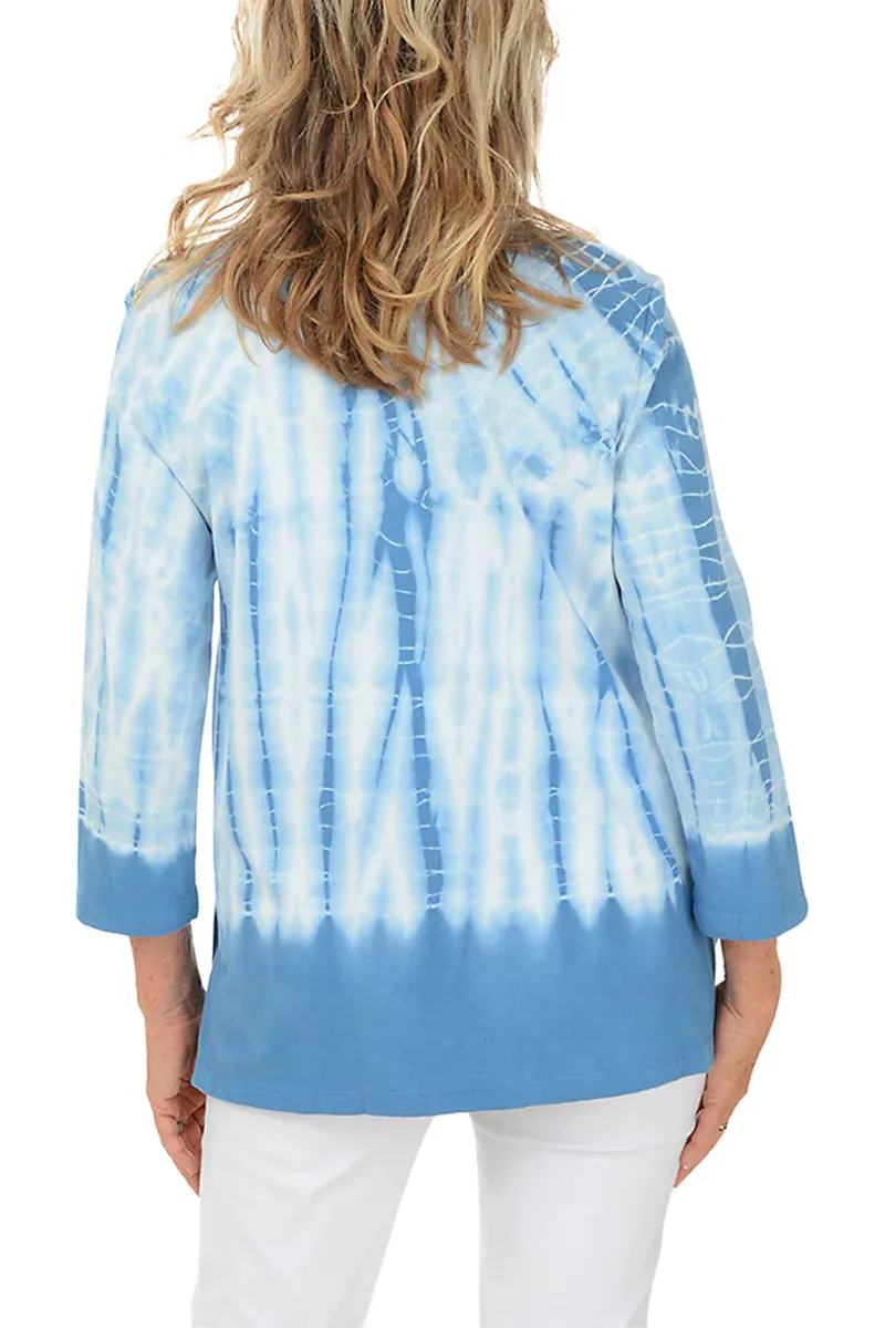 Tie-Dye French Terry Double Pocket Cardigan