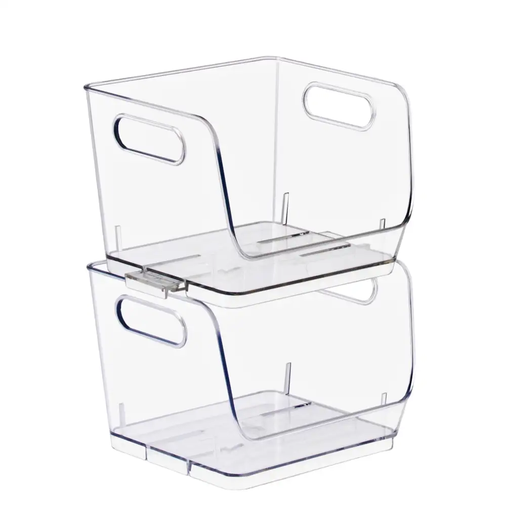 Open Front Storage Bins Square