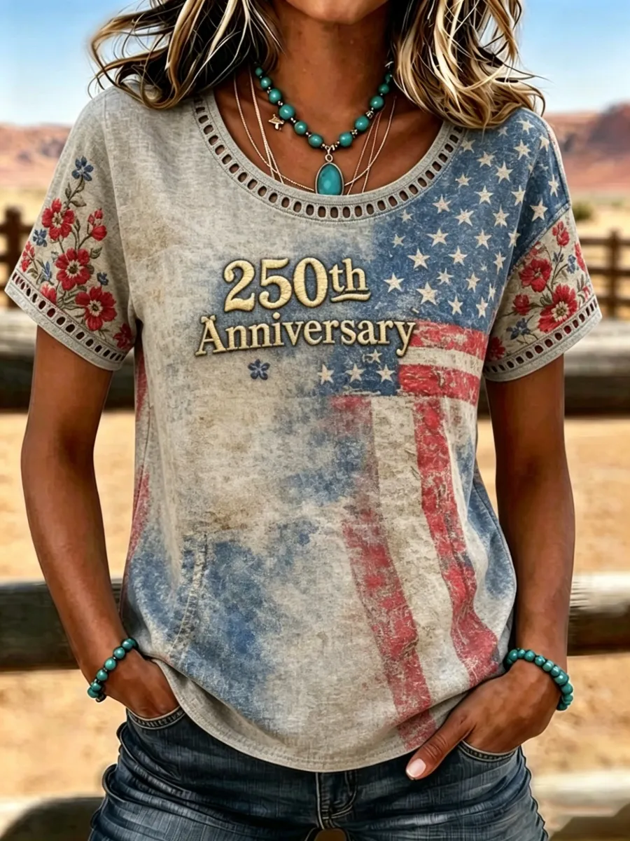 Vintage 250th Anniversary Women's Linen Shirt