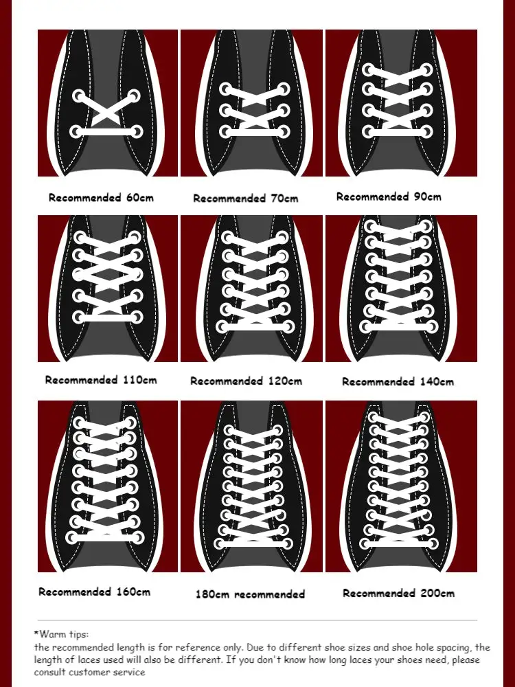 Multi-Length Flat Shoelaces