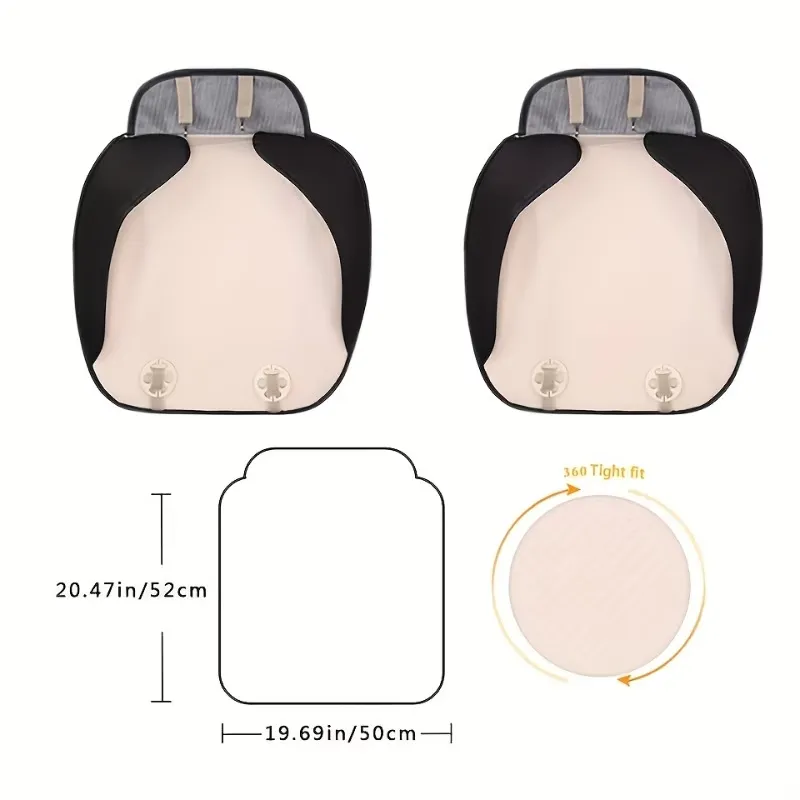 Leather Breathable Car Seat Pad
