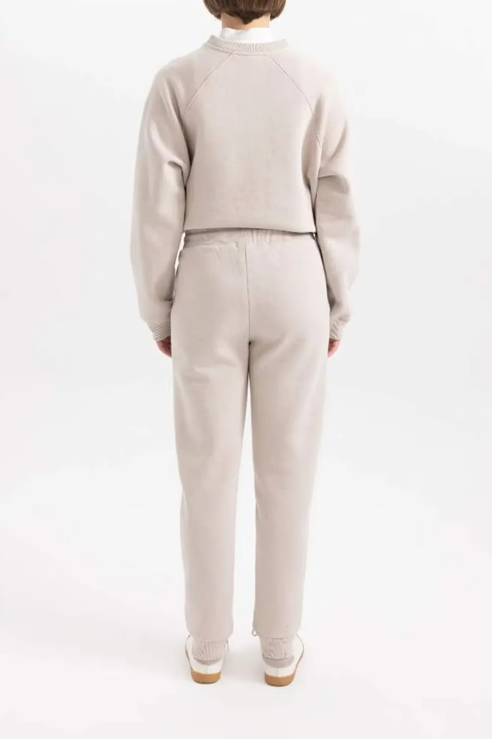 Slim Fit Solid Color Trousers