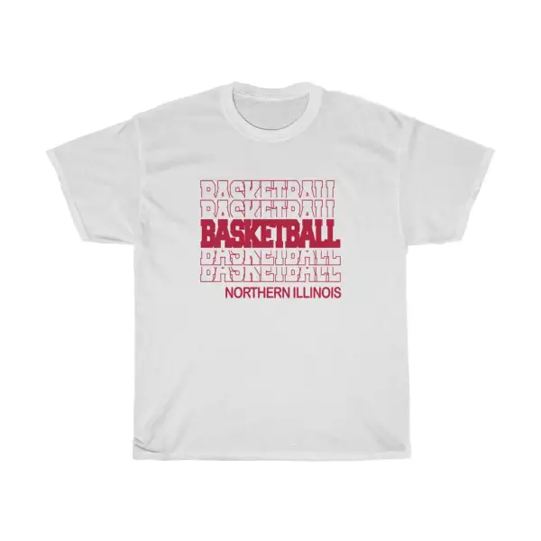 Basketball Northern Illinois in Modern Stacked Lettering