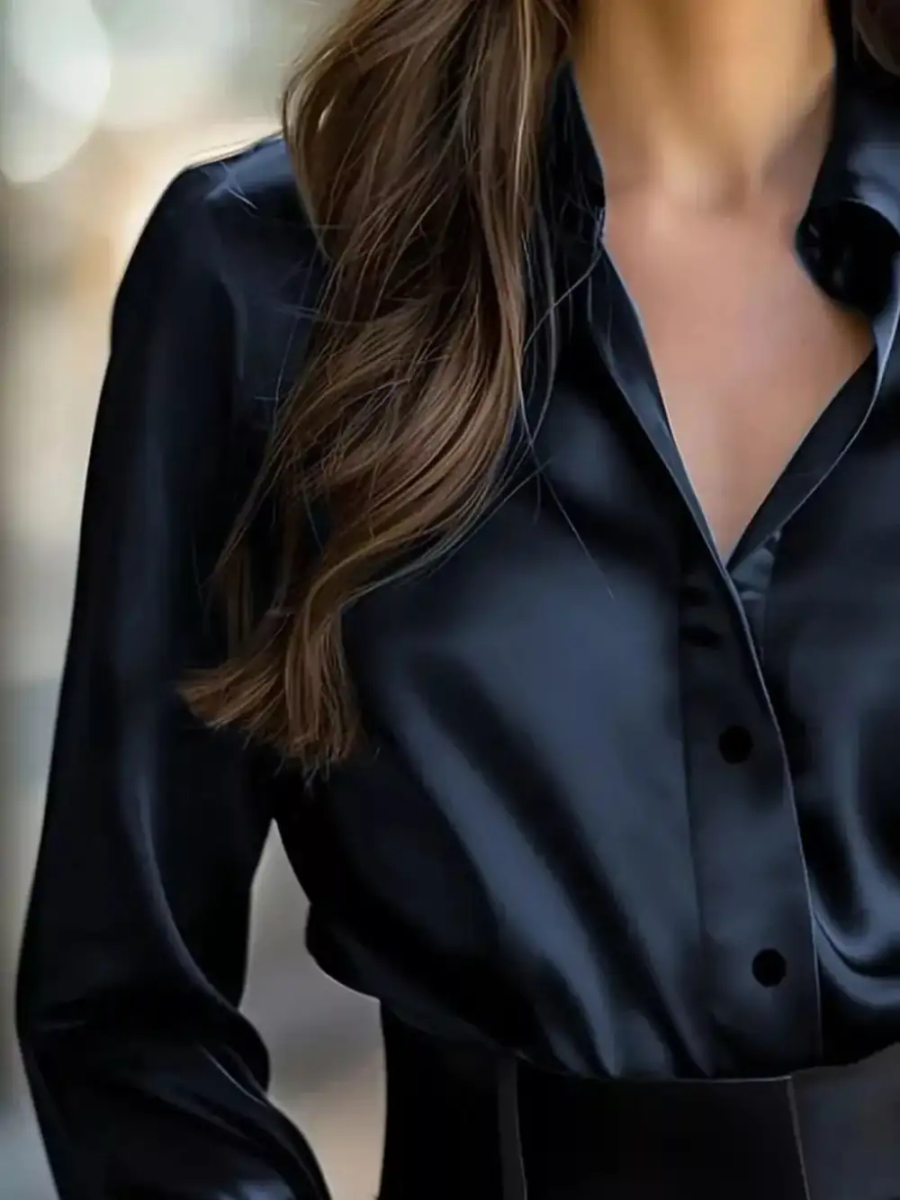 Button Down Collared Long Sleeve Shirt