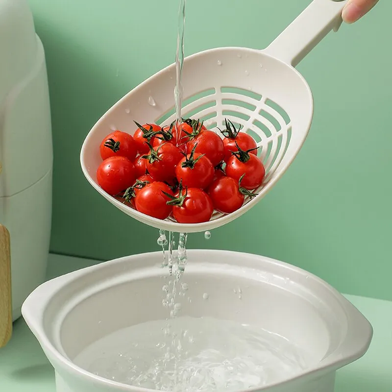 Leak Kitchen Pasta Spoon Fishing Dumplings Long Handle Food