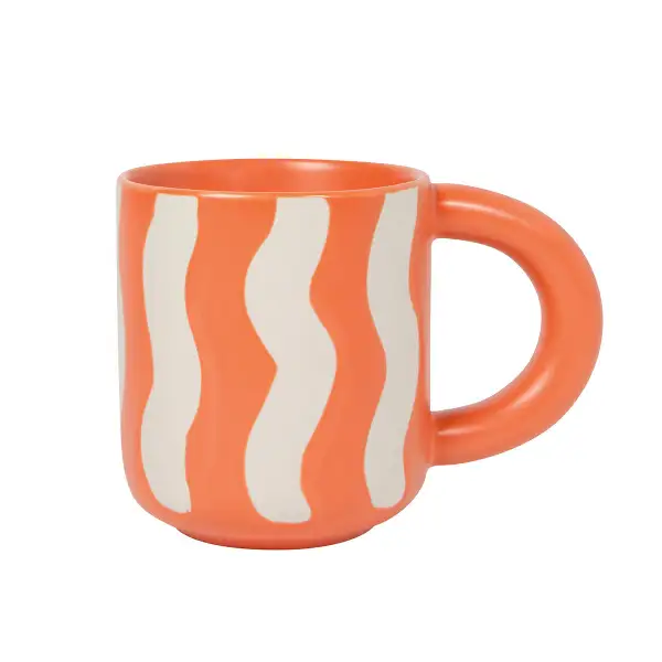 Groovy Stoneware Mug