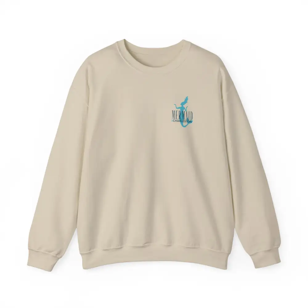 Coastal Mermaid Graphic Crewneck Sweatshirt