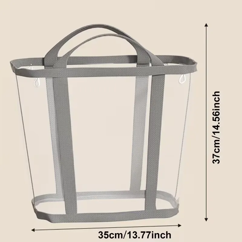Mesh Laundry Hamper with Handles