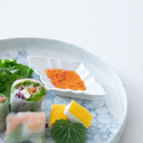 Floral Lotus Sauce Plate