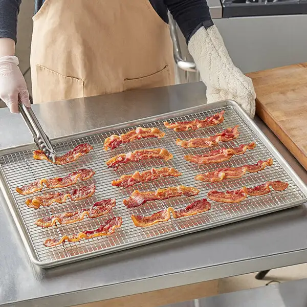 Chrome Plated Footed Wire Cooling Rack for Full Size Sheet Pan