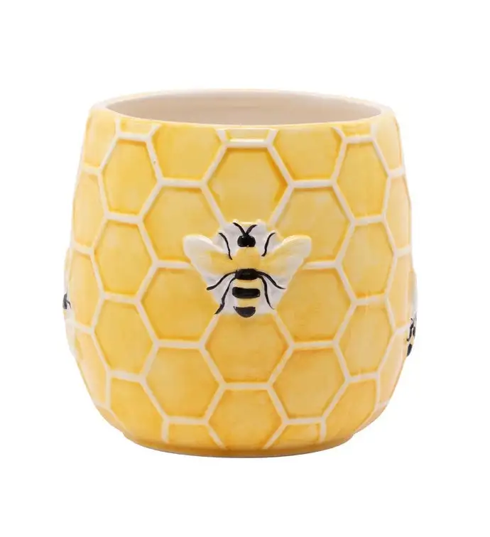 Honeycomb Bee Accent Planter