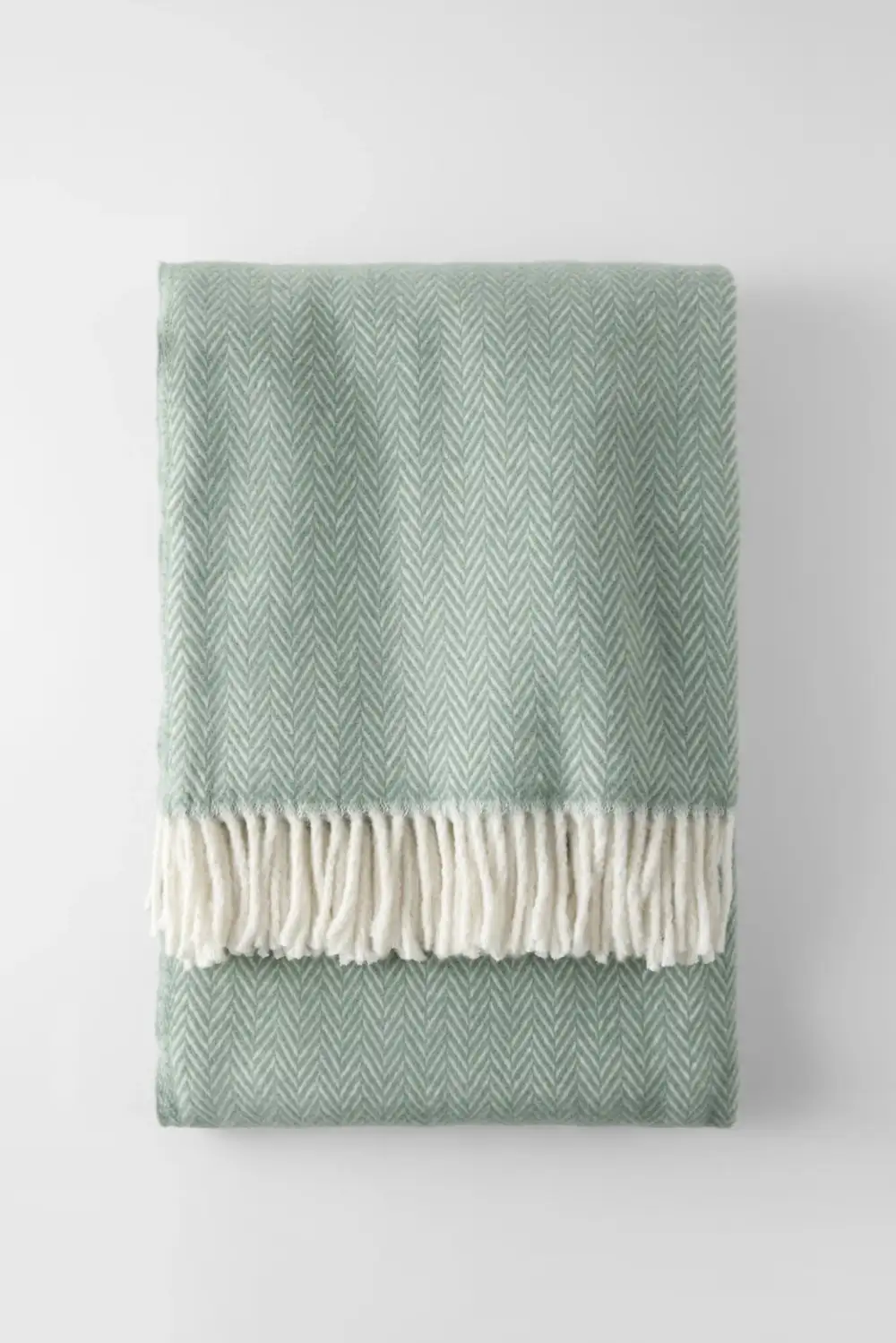 Textured Cotton Blend Throw