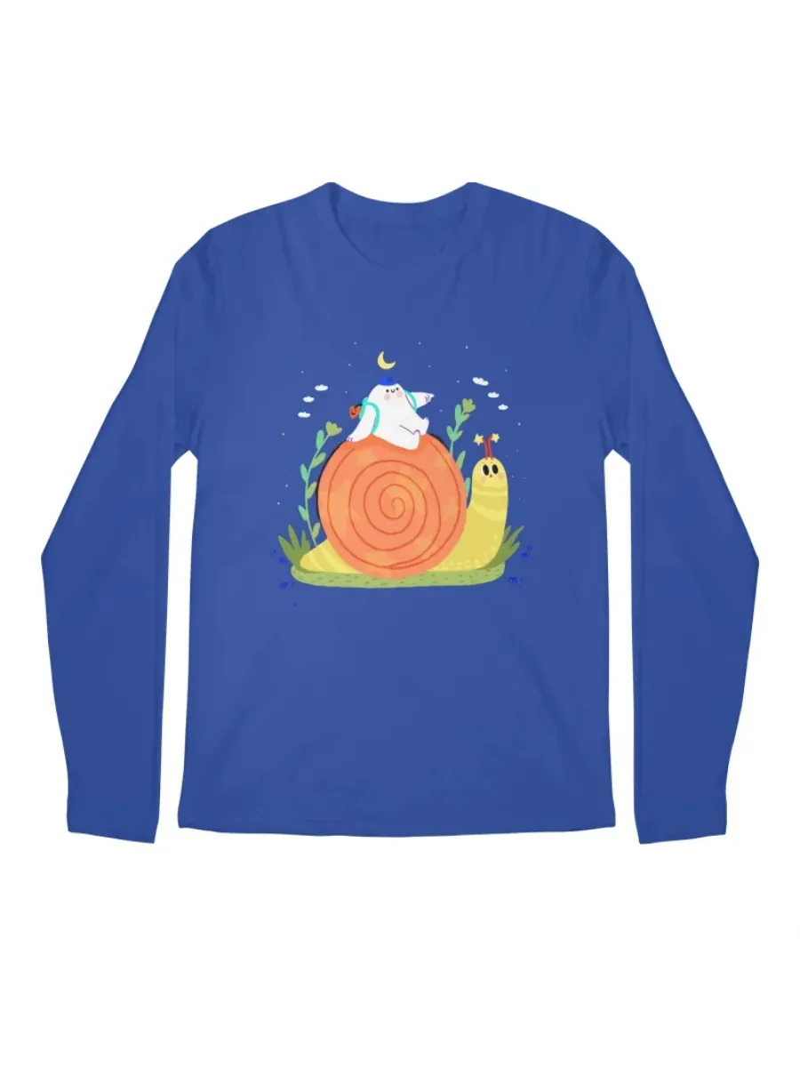 Snail Printed Long Sleeve T-Shirt
