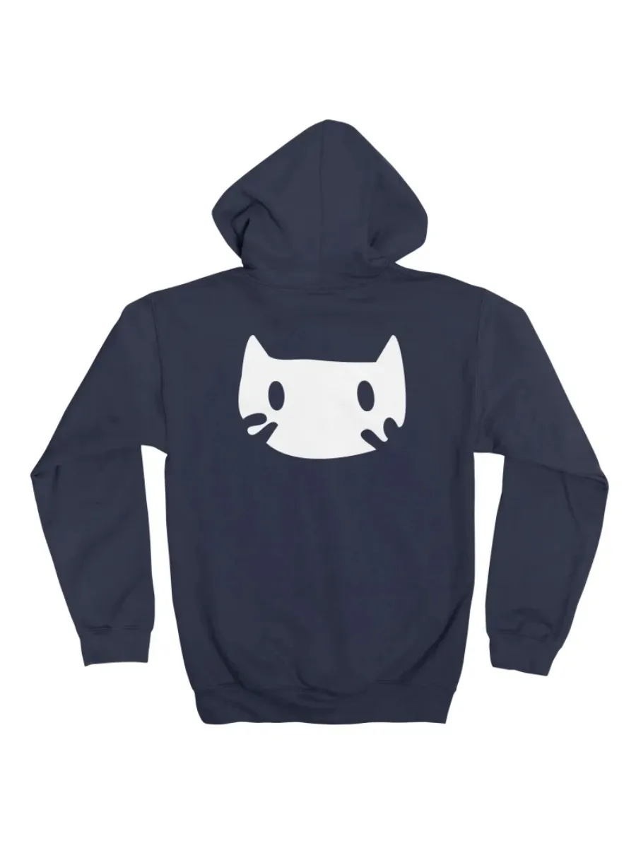 Casual Cute Cat Print Hoodie