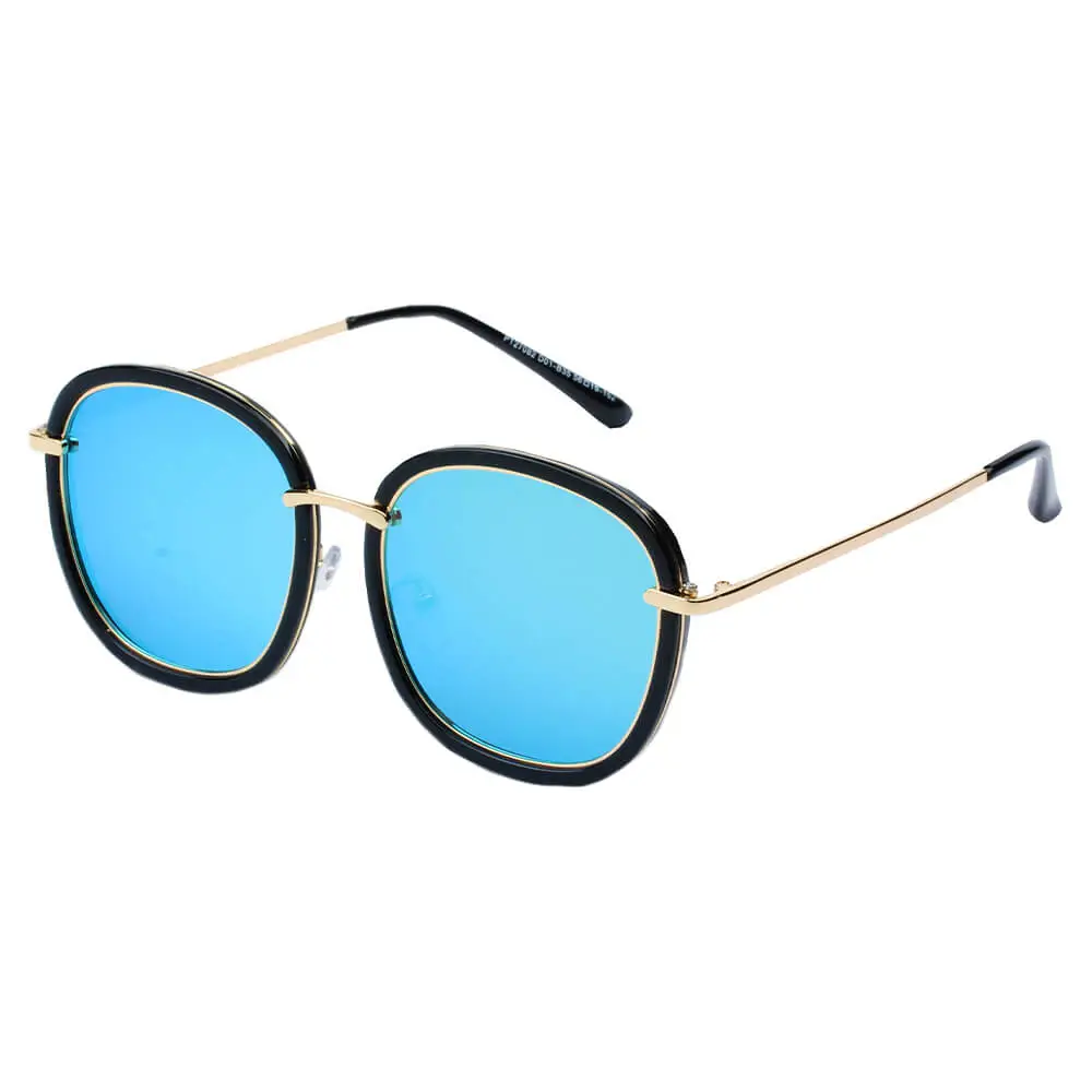 Sleek Round Frame Sunglasses