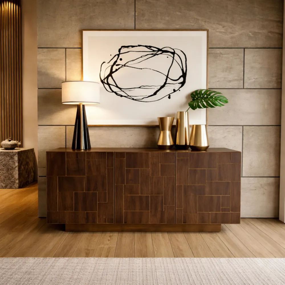 Sculptural Decorative Storage Sideboard