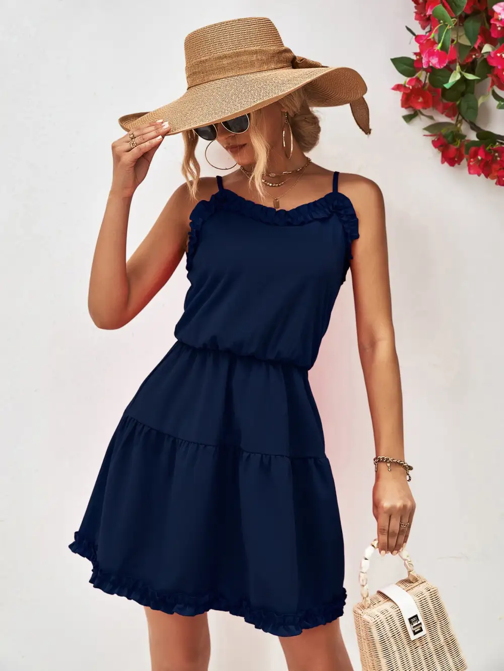 Layered Soft Mini A-Line Dress