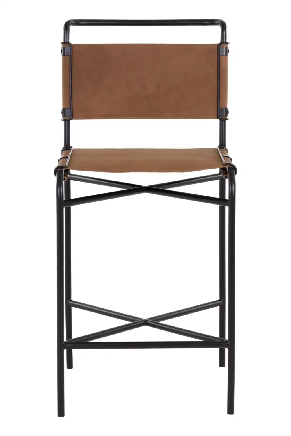 Minimal Leather Counter Stool