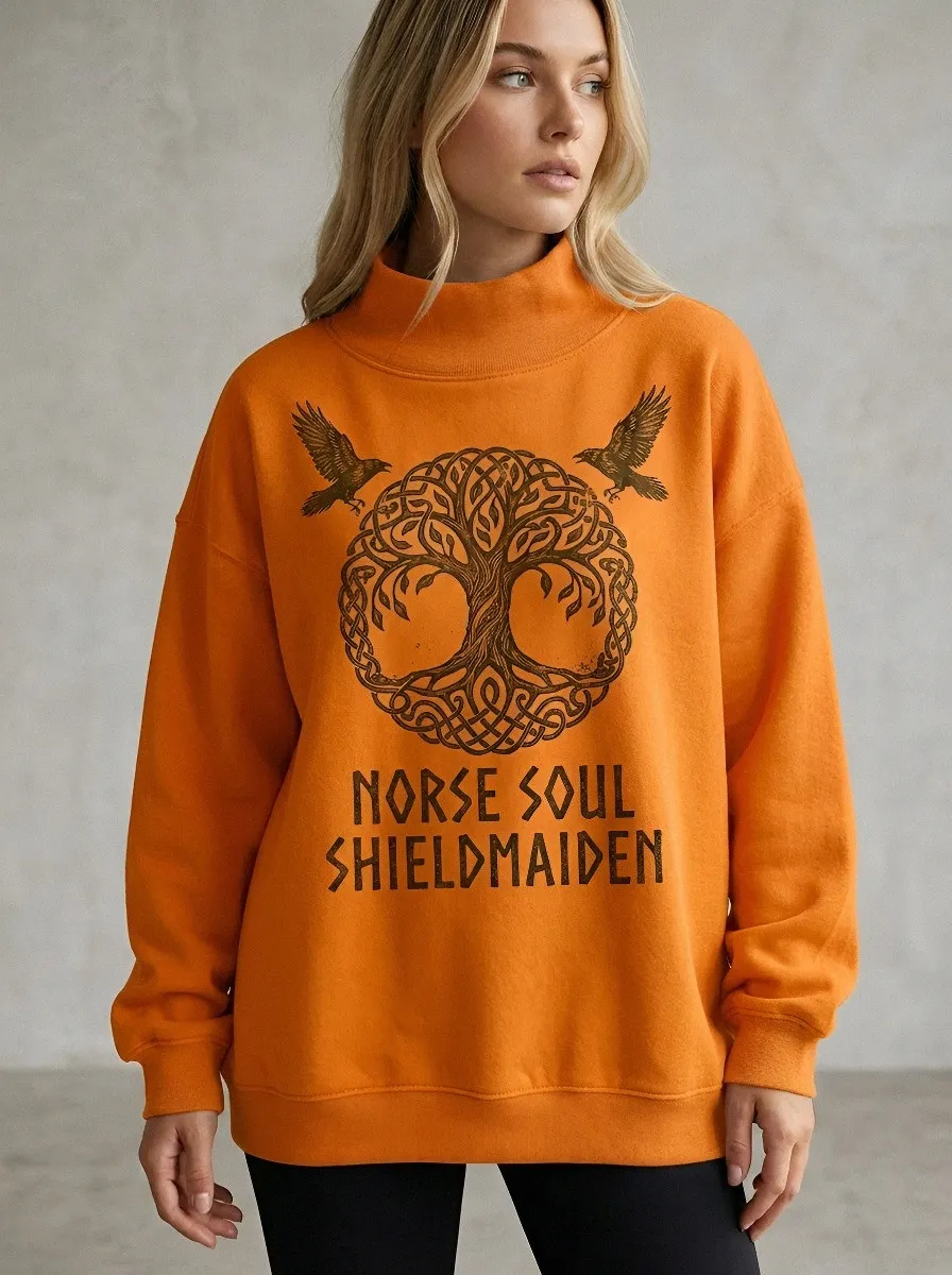 Norse Soul Shieldmaiden Sweatshirt