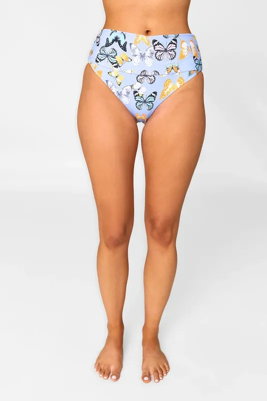 Stretch Blend High Rise Swimwear