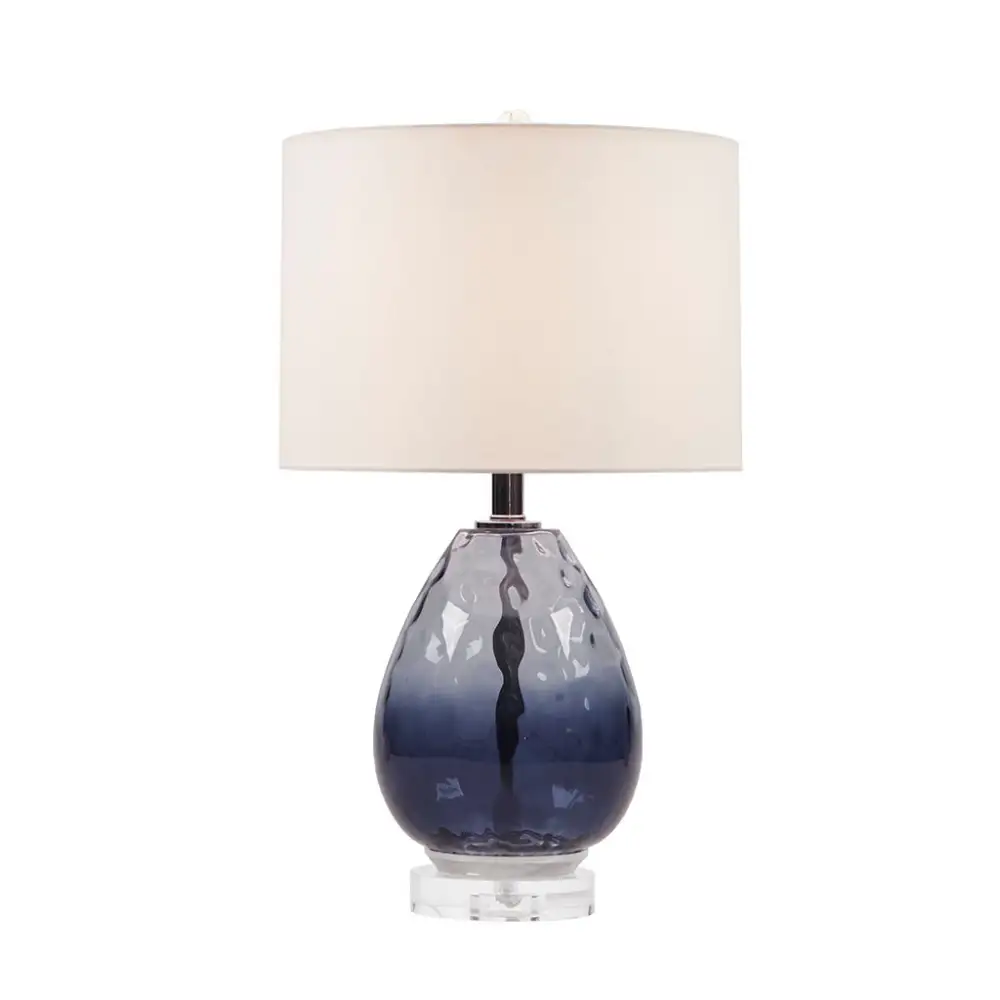 Refined Metal Glass Table Lamp