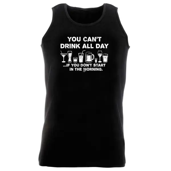 Drink Humor Graphic Tank Top