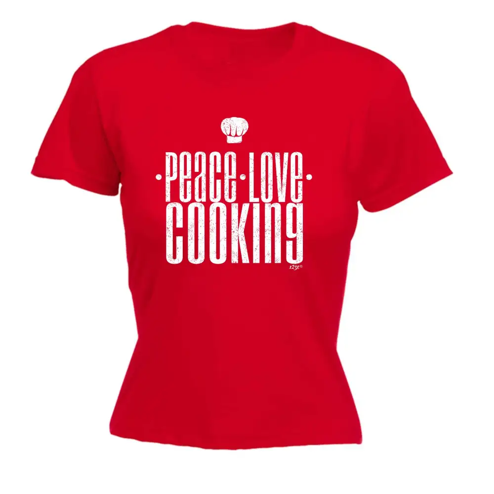 Peace Love Cooking Graphic Tee