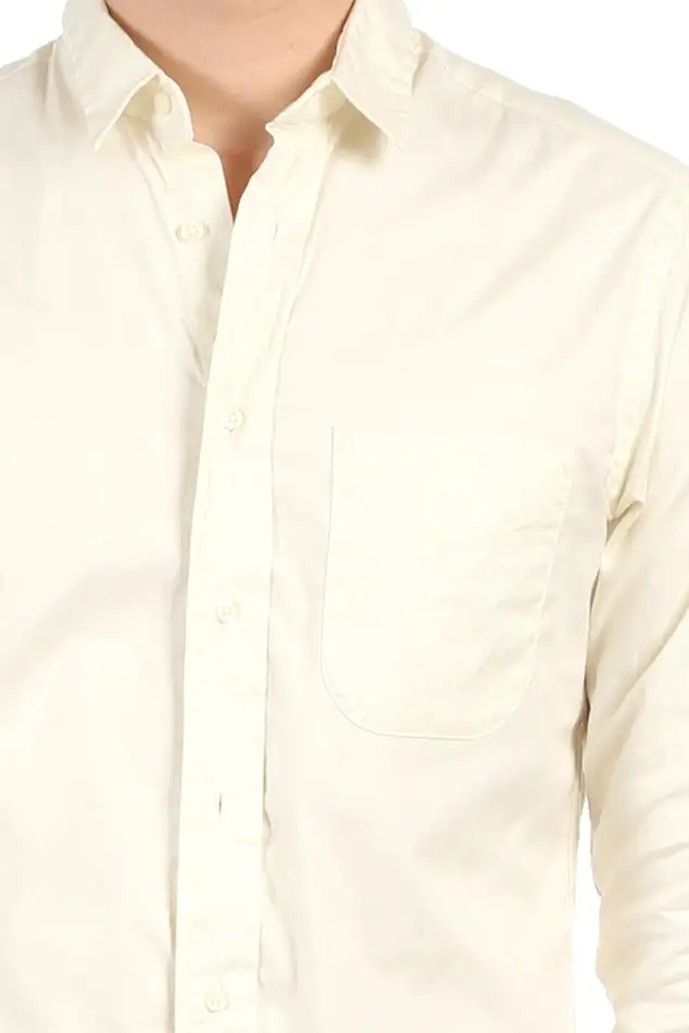 Streamlined Button Down Cotton Shirt