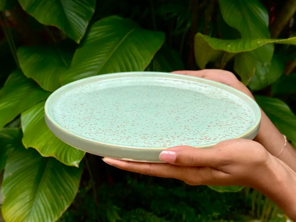 Raised Edge Gathering Dinner Plate