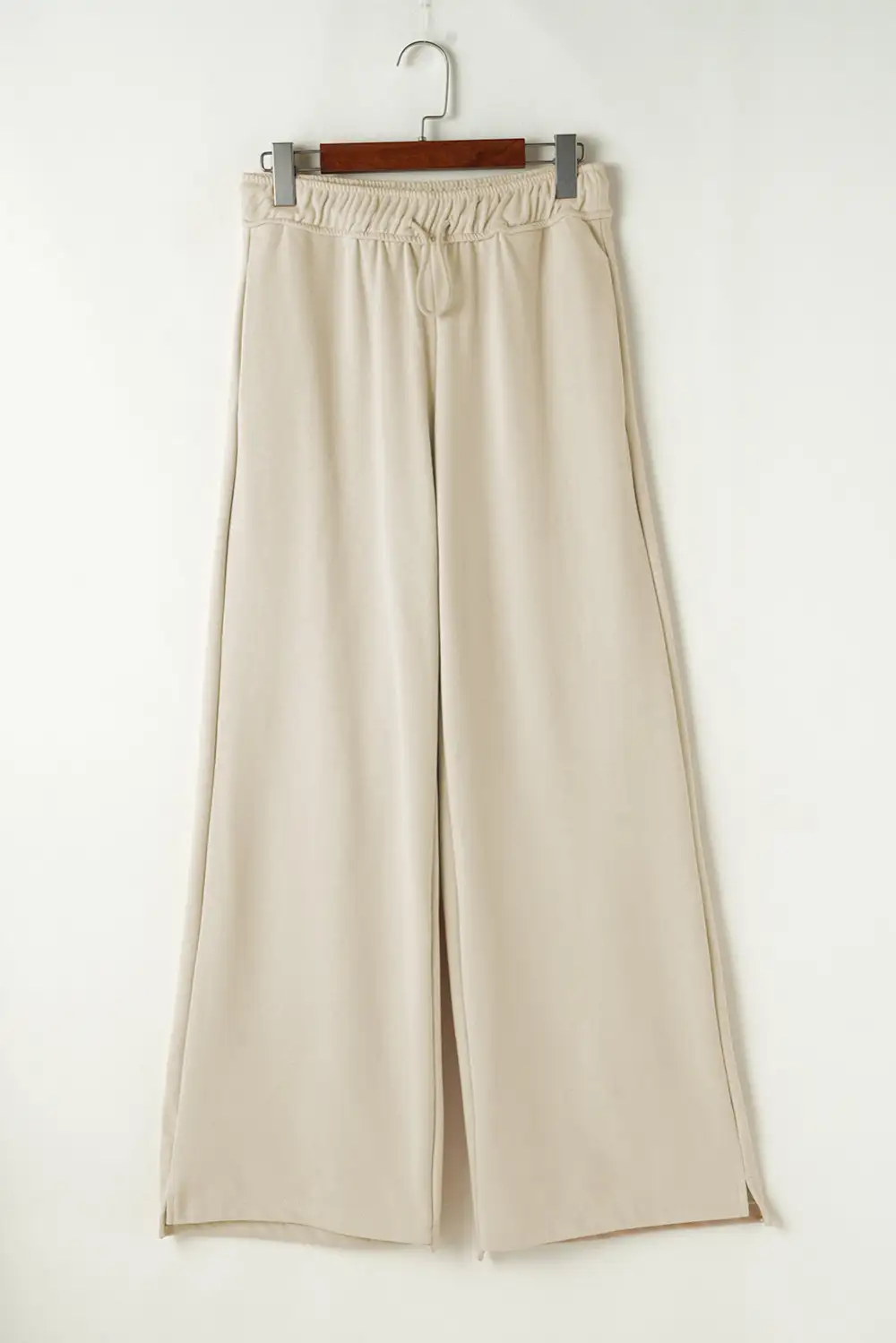 Easy Fit Drawstring Wide Leg Pants