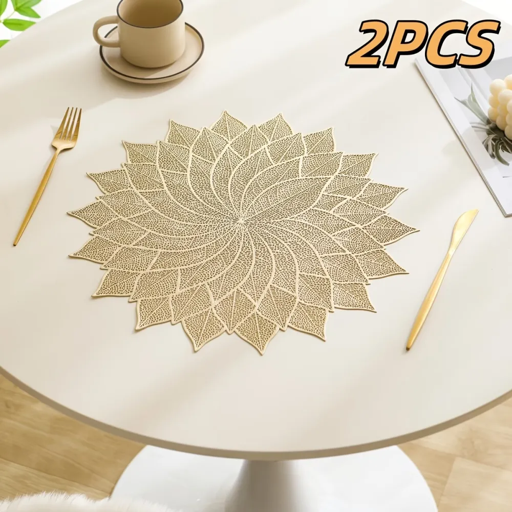 Floral Gold Placemats